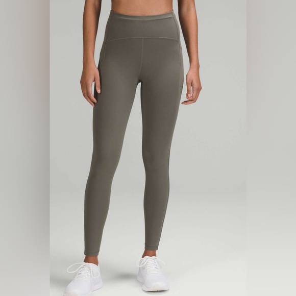 Lululemon Swift Speed High-Rise Grey Sage 28” Tight Leggings - Picture 2 of 11